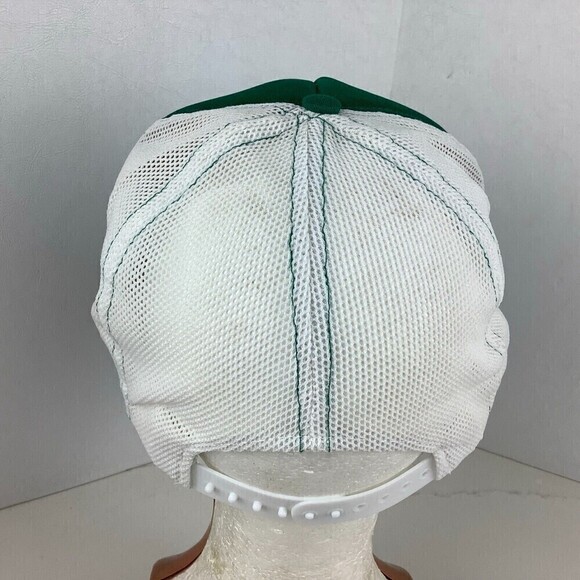 Vintage Ocean City Maryland Mesh Trucker Snapback Hat Green/White Sz M-L Marsco - Picture 4 of 7